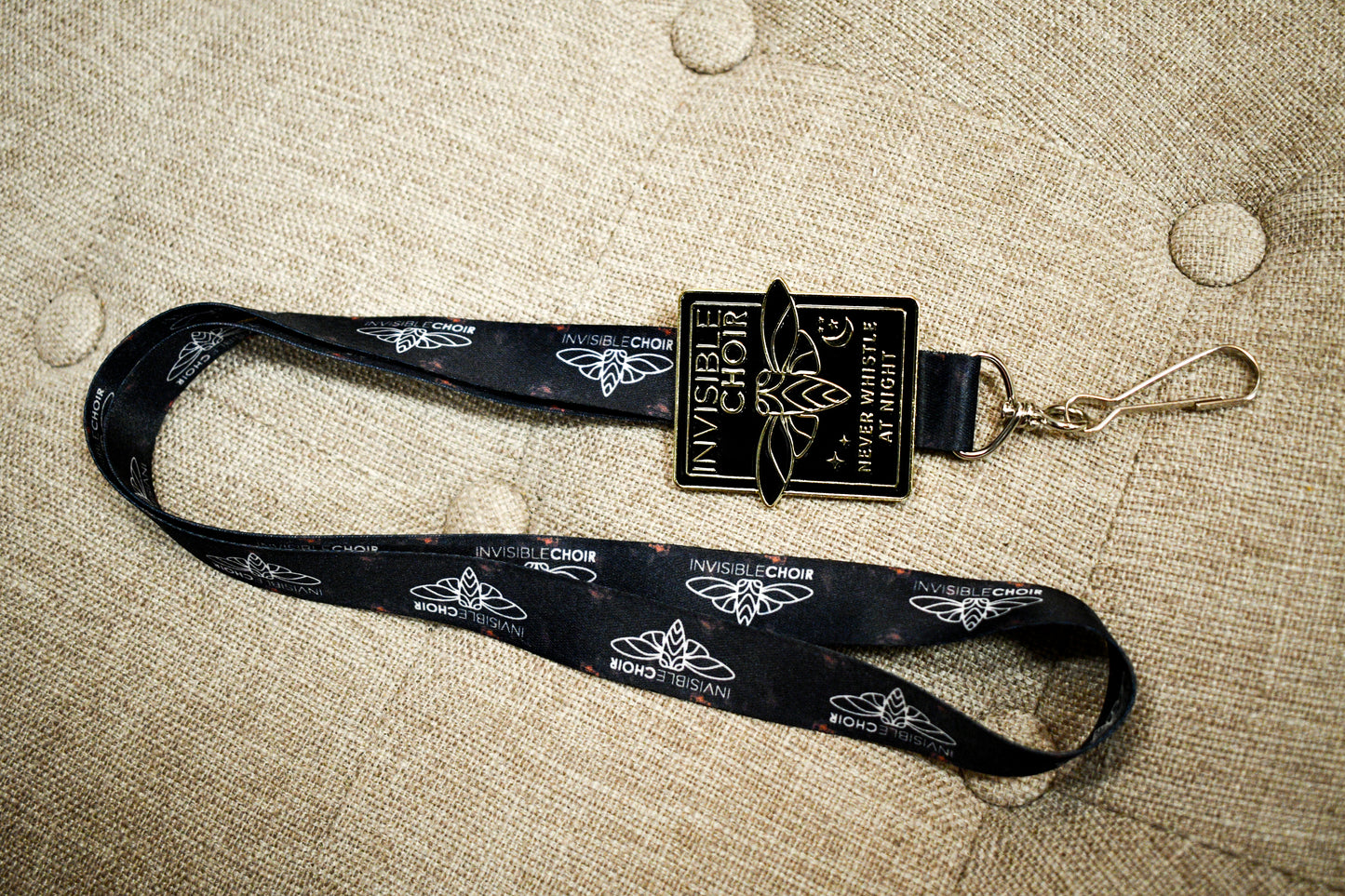 Invisible Choir + Enamel Pin & Lanyard