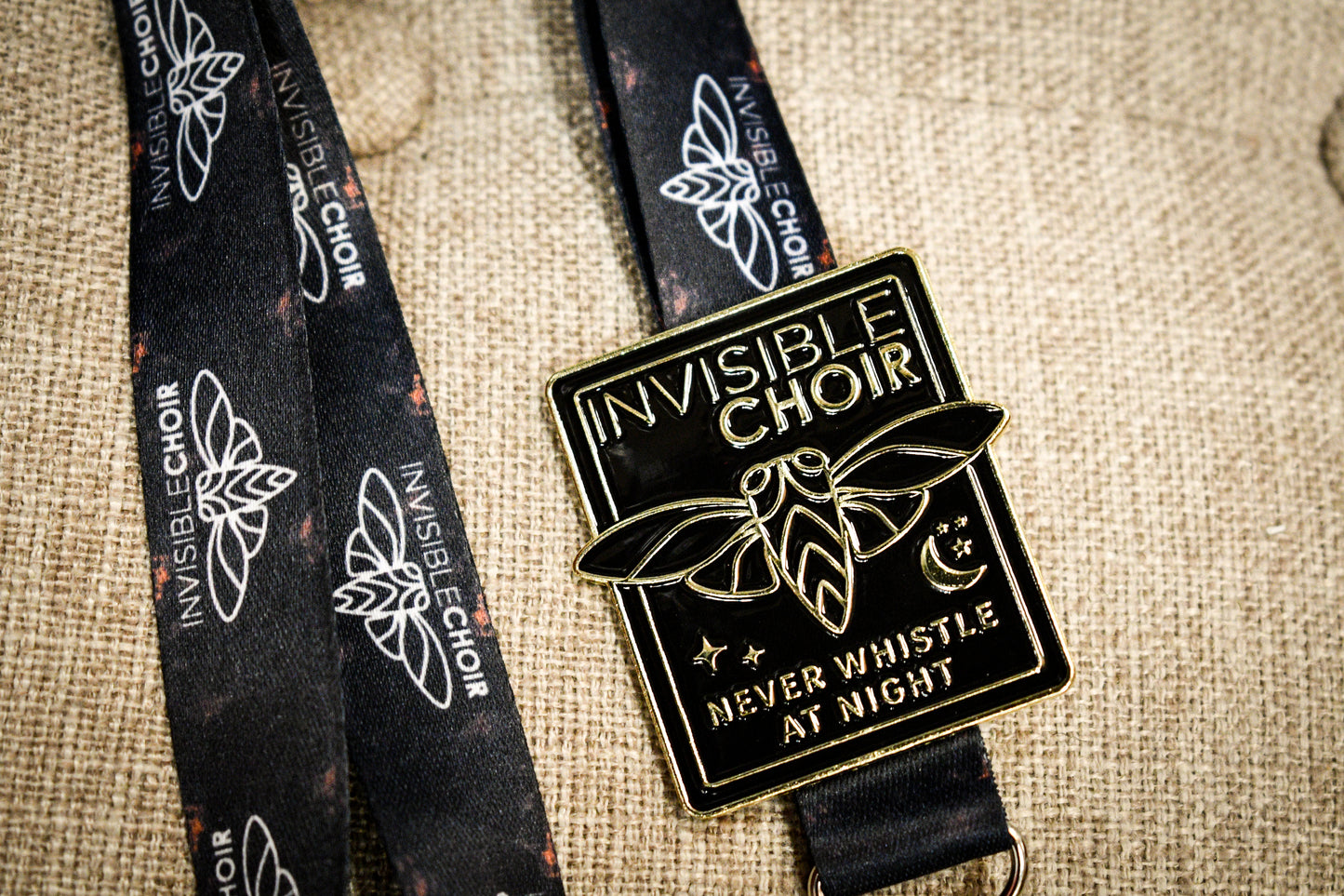 Invisible Choir + Enamel Pin & Lanyard