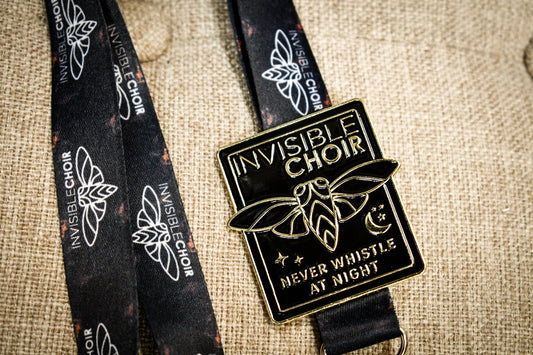 Invisible Choir + Enamel Pin & Lanyard