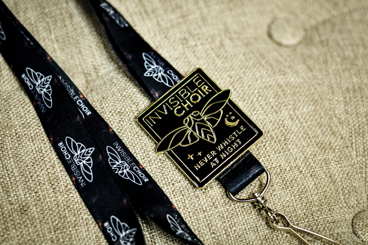 Invisible Choir + Enamel Pin & Lanyard
