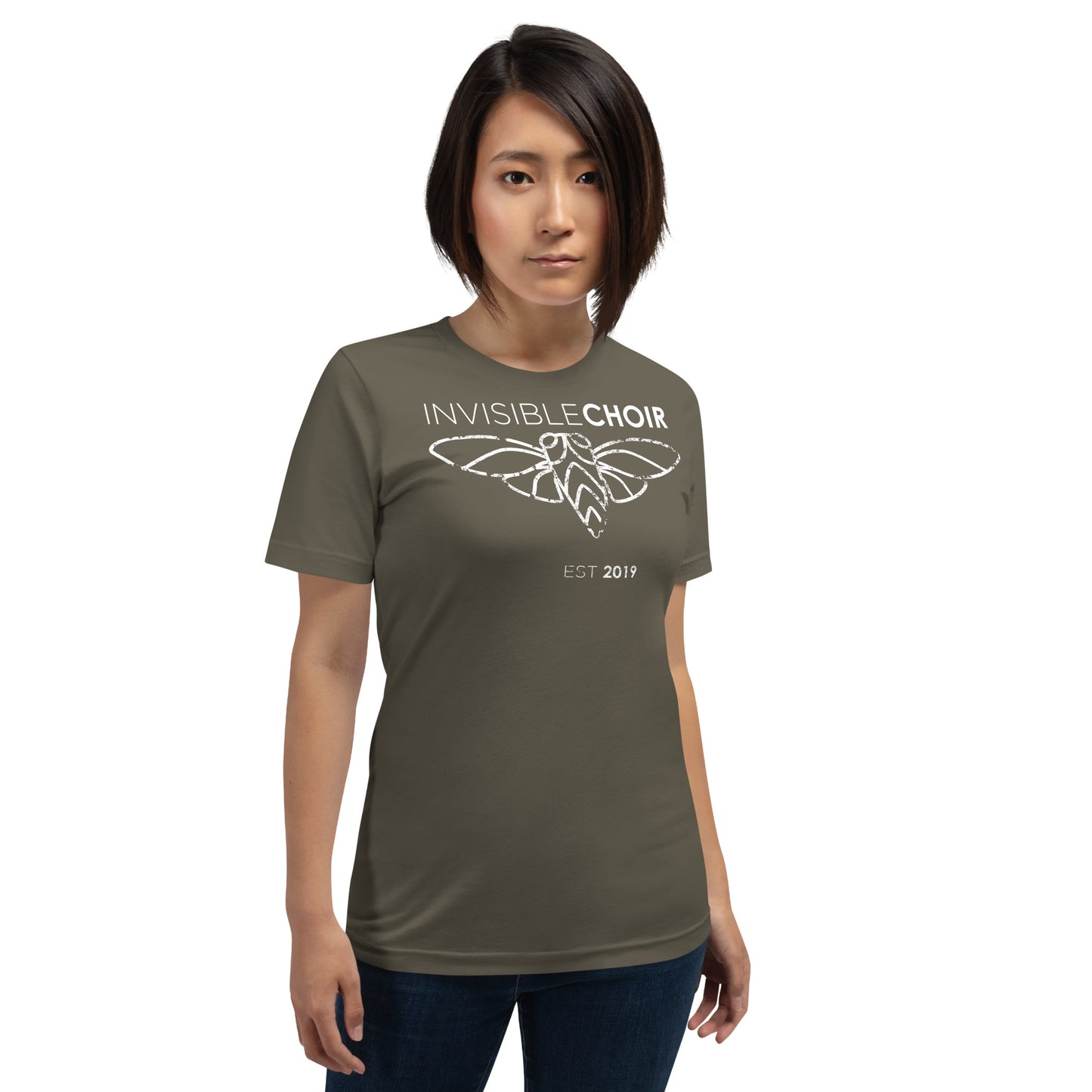 Invisible Choir™ (EST 2019) Logo Unisex T-Shirt