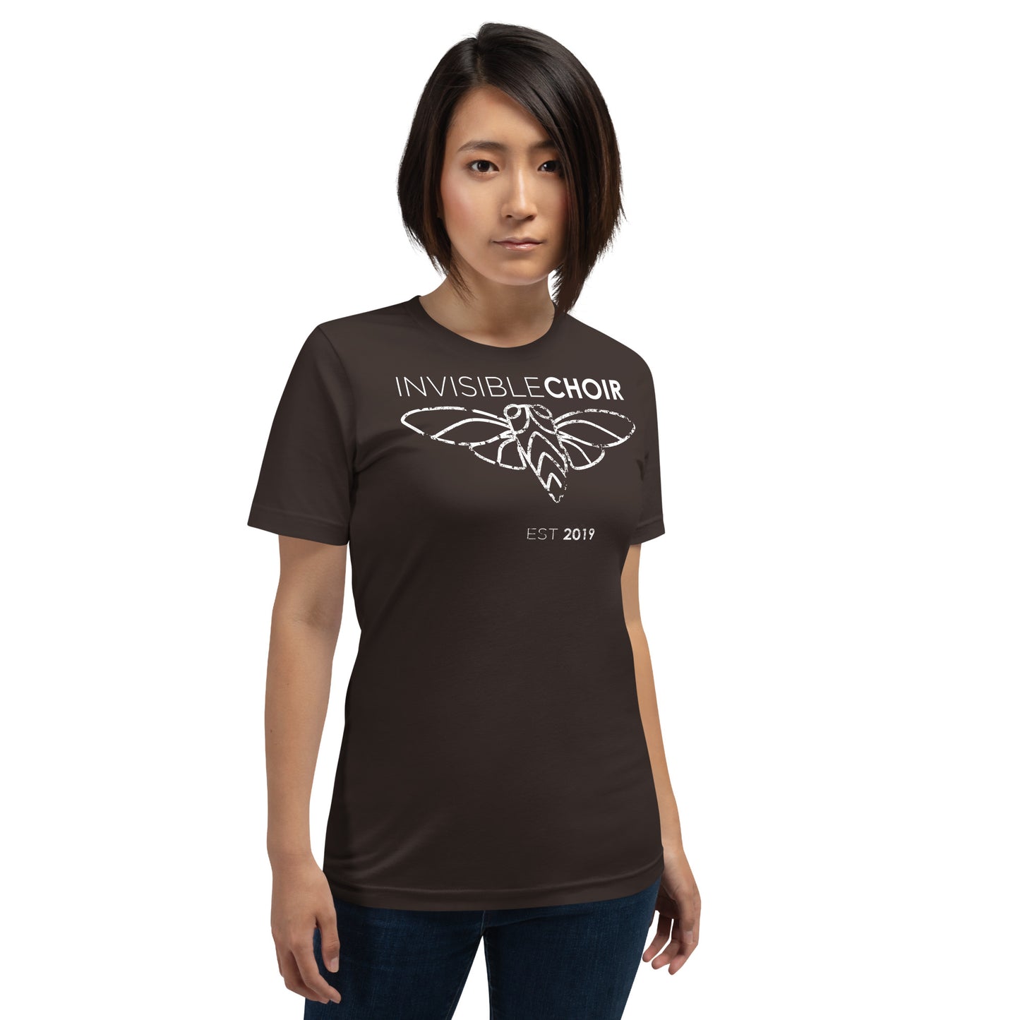 Invisible Choir™ (EST 2019) Logo Unisex T-Shirt