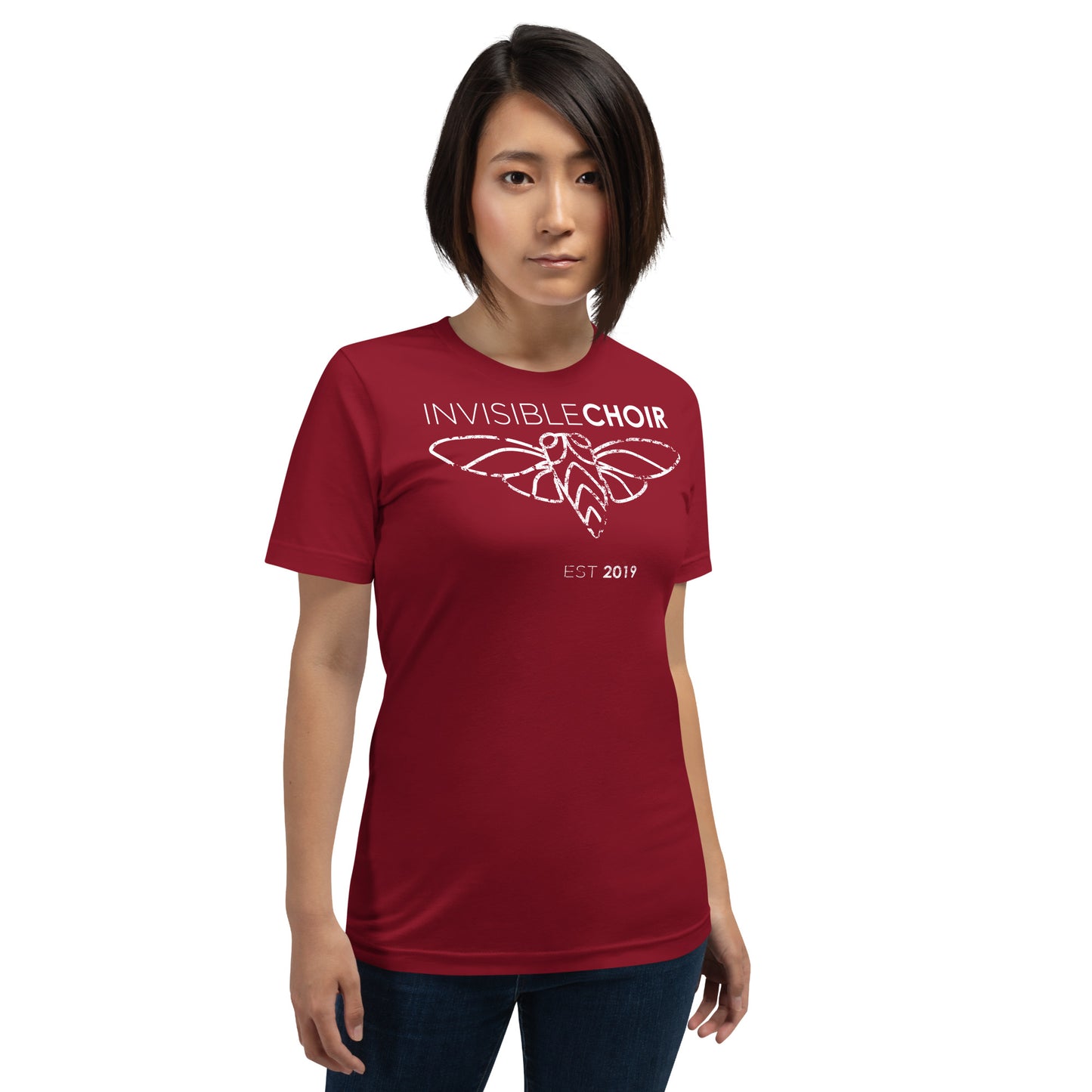 Invisible Choir™ (EST 2019) Logo Unisex T-Shirt