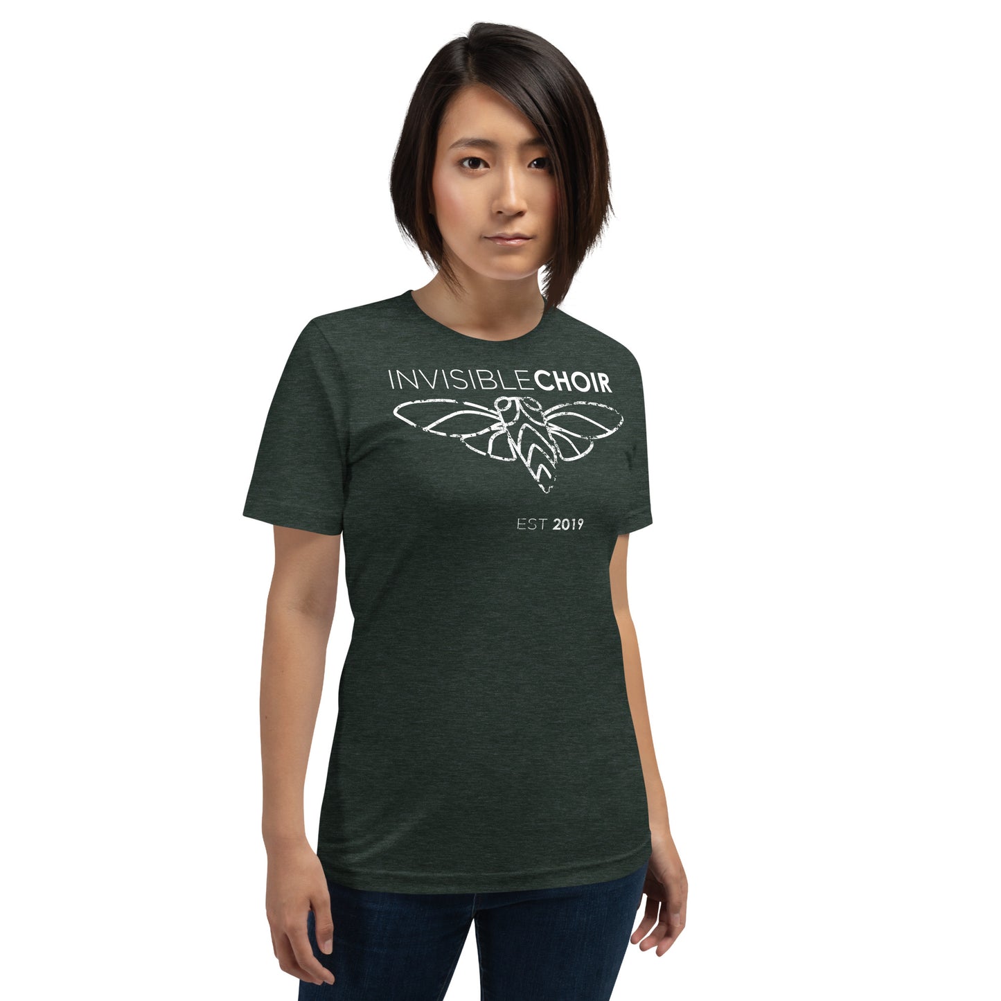 Invisible Choir™ (EST 2019) Logo Unisex T-Shirt