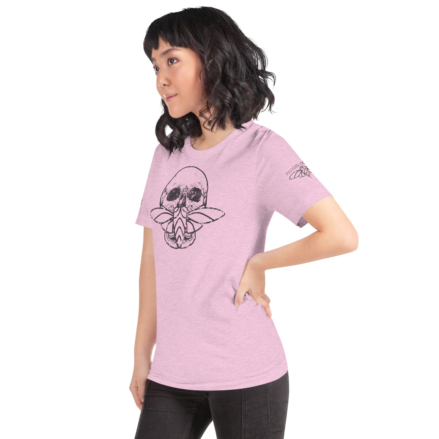 Cicada Skull Distressed Short sleeve t-shirt