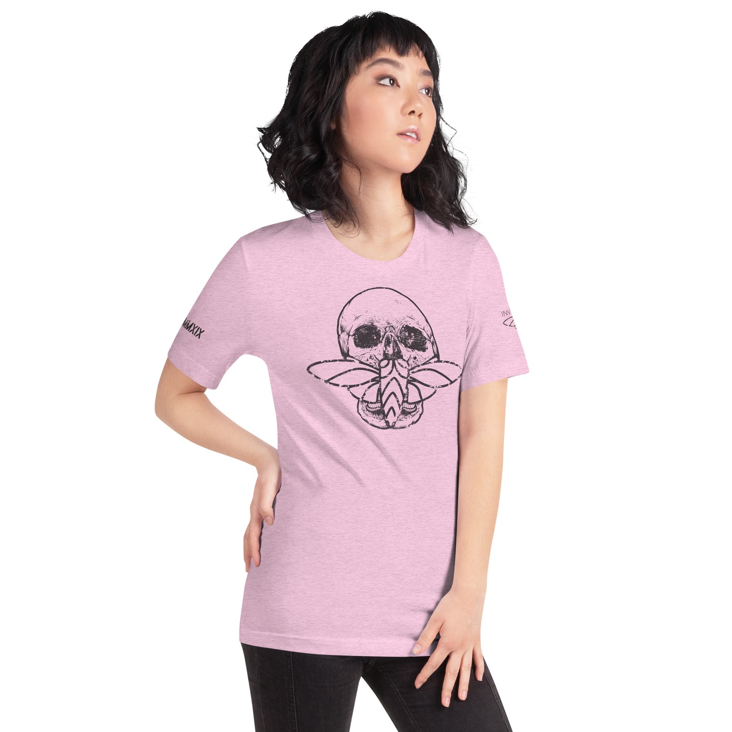 Cicada Skull Distressed Short sleeve t-shirt