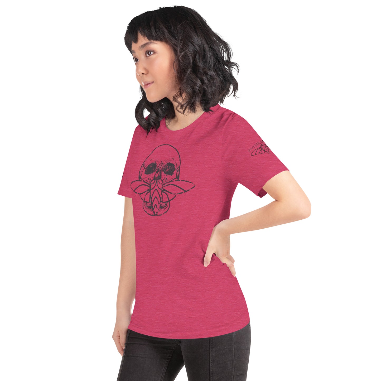 Cicada Skull Distressed Short sleeve t-shirt