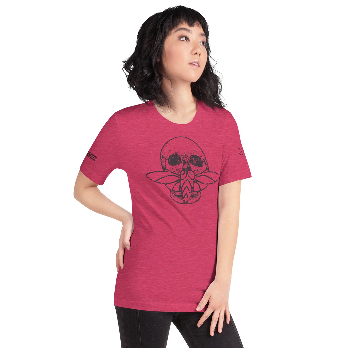 Cicada Skull Distressed Short sleeve t-shirt