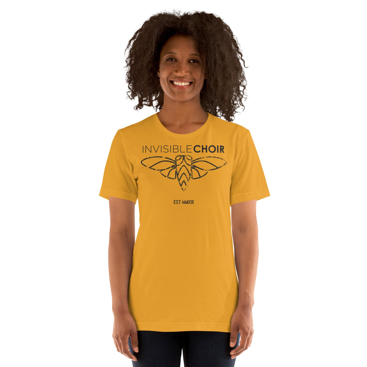 Invisible Choir™ (EST MMXIX) Dark Logo Unisex T-Shirt