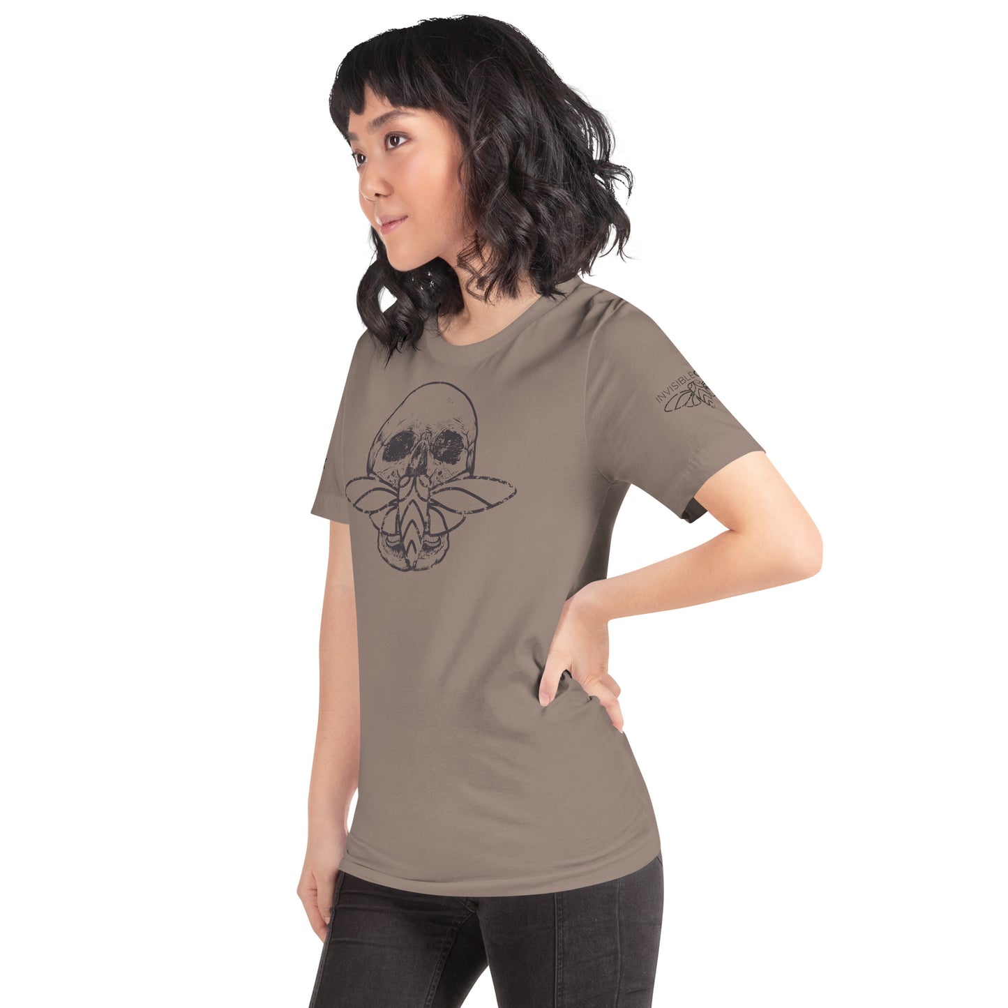 Cicada Skull Distressed Short sleeve t-shirt