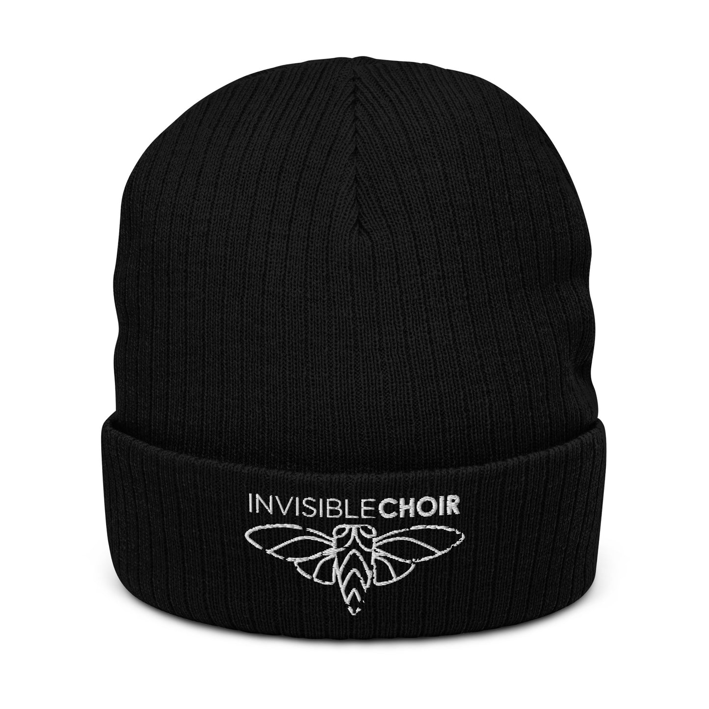Invisible Choir™ Logo Ribbed knit beanie