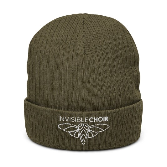 Invisible Choir™ Logo Ribbed knit beanie