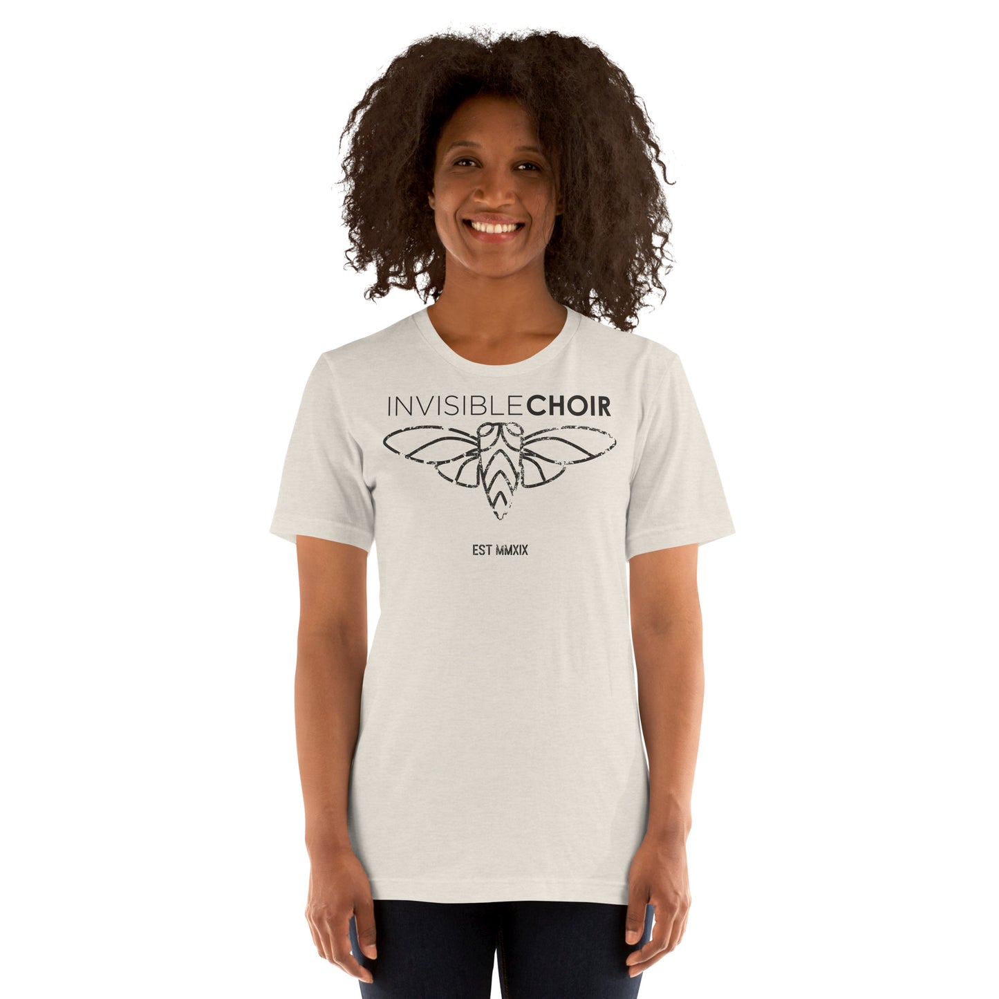 Invisible Choir™ (EST MMXIX) Dark Logo Unisex T-Shirt