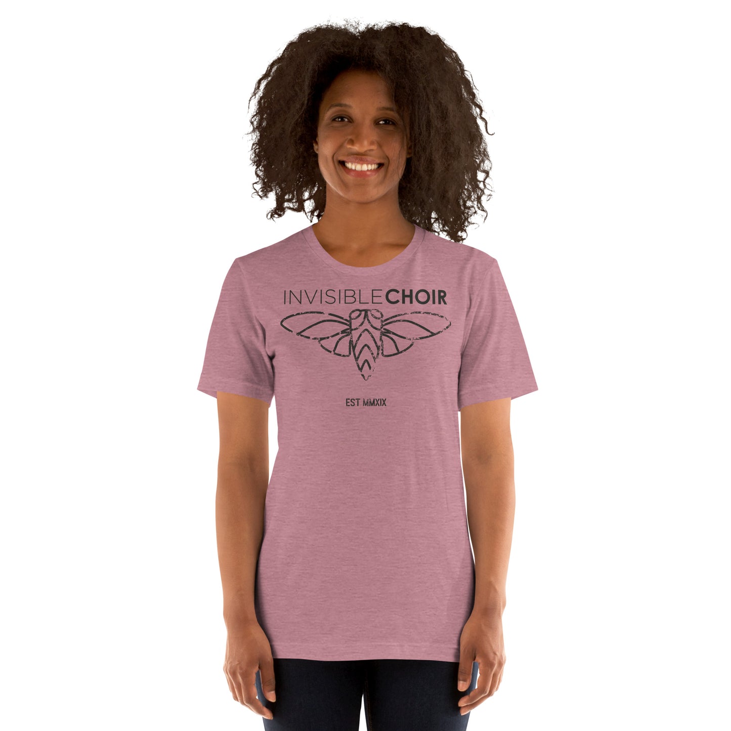 Invisible Choir™ (EST MMXIX) Dark Logo Unisex T-Shirt