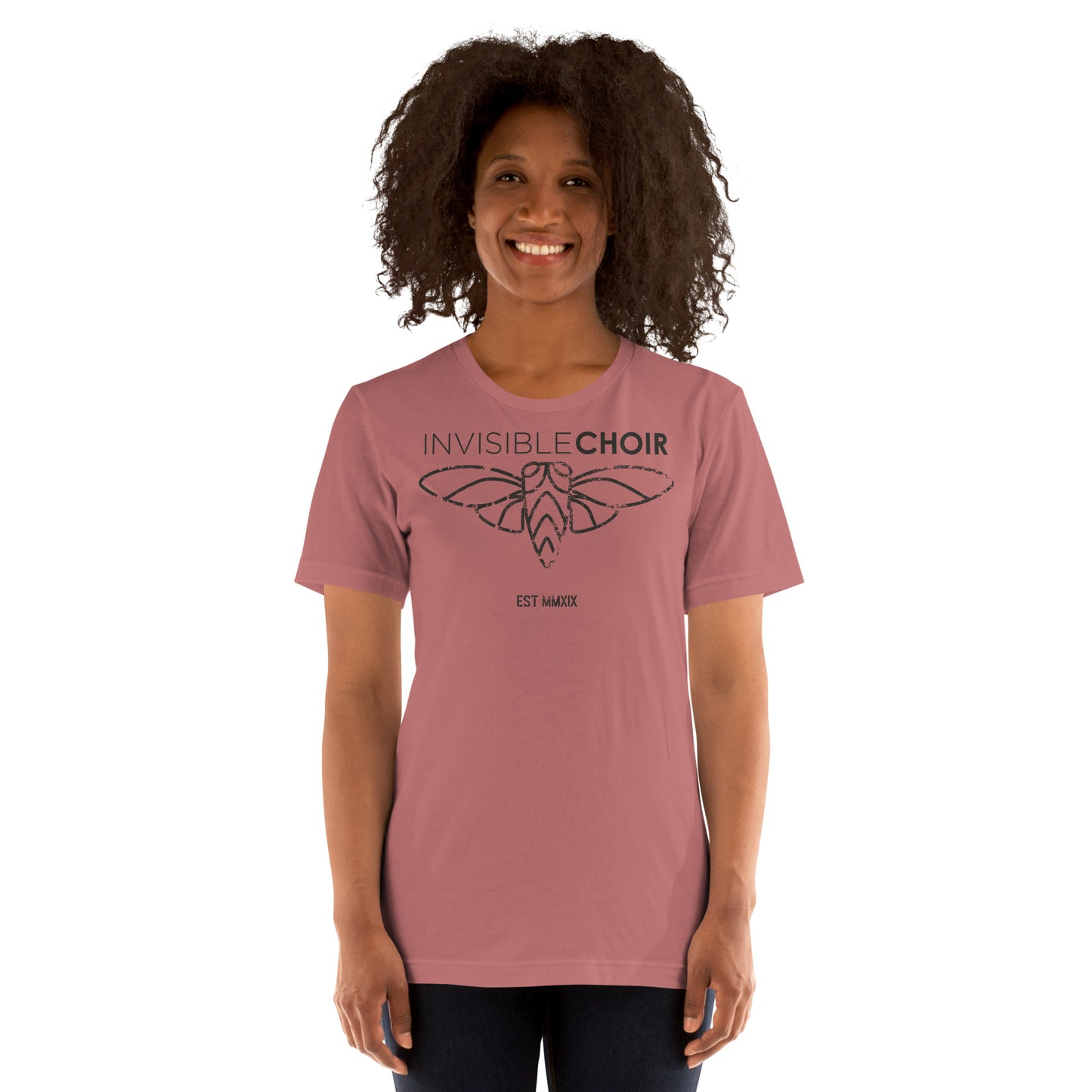 Invisible Choir™ (EST MMXIX) Dark Logo Unisex T-Shirt