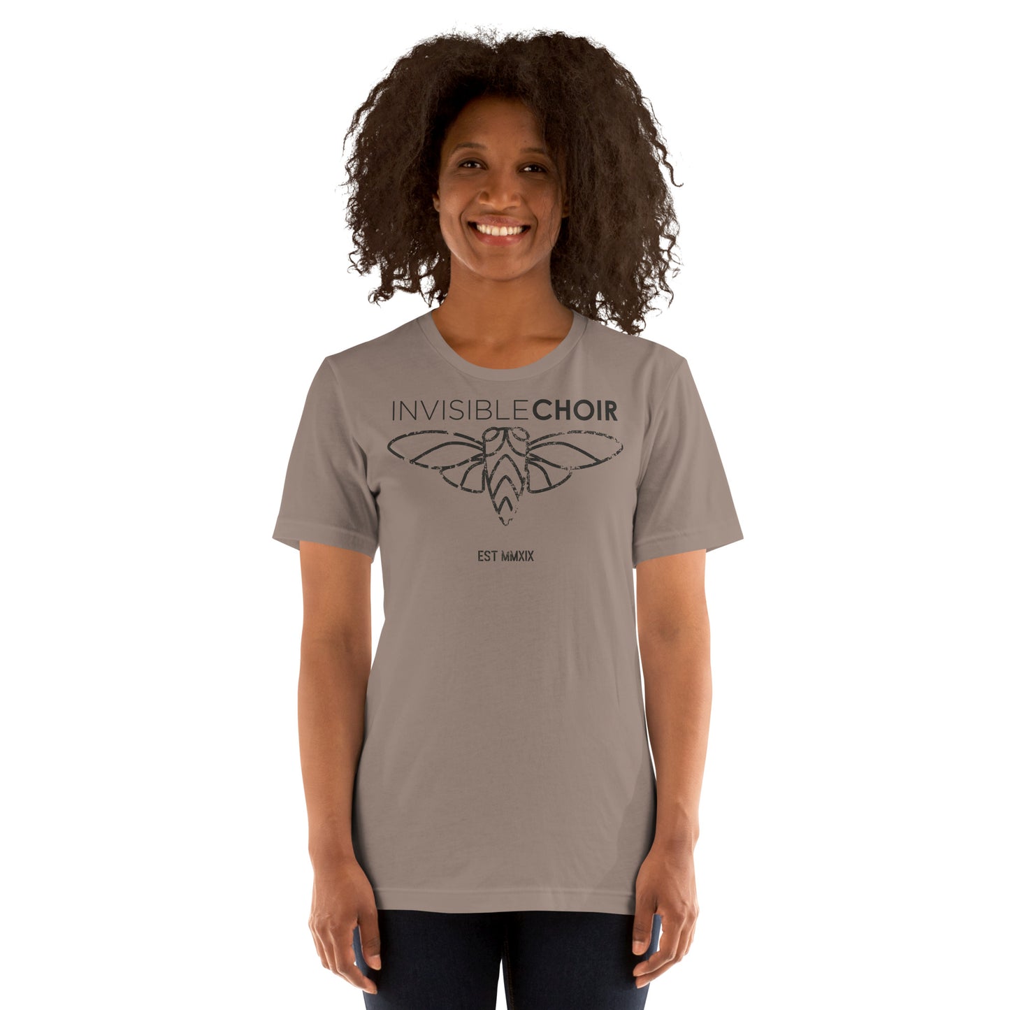 Invisible Choir™ (EST MMXIX) Dark Logo Unisex T-Shirt