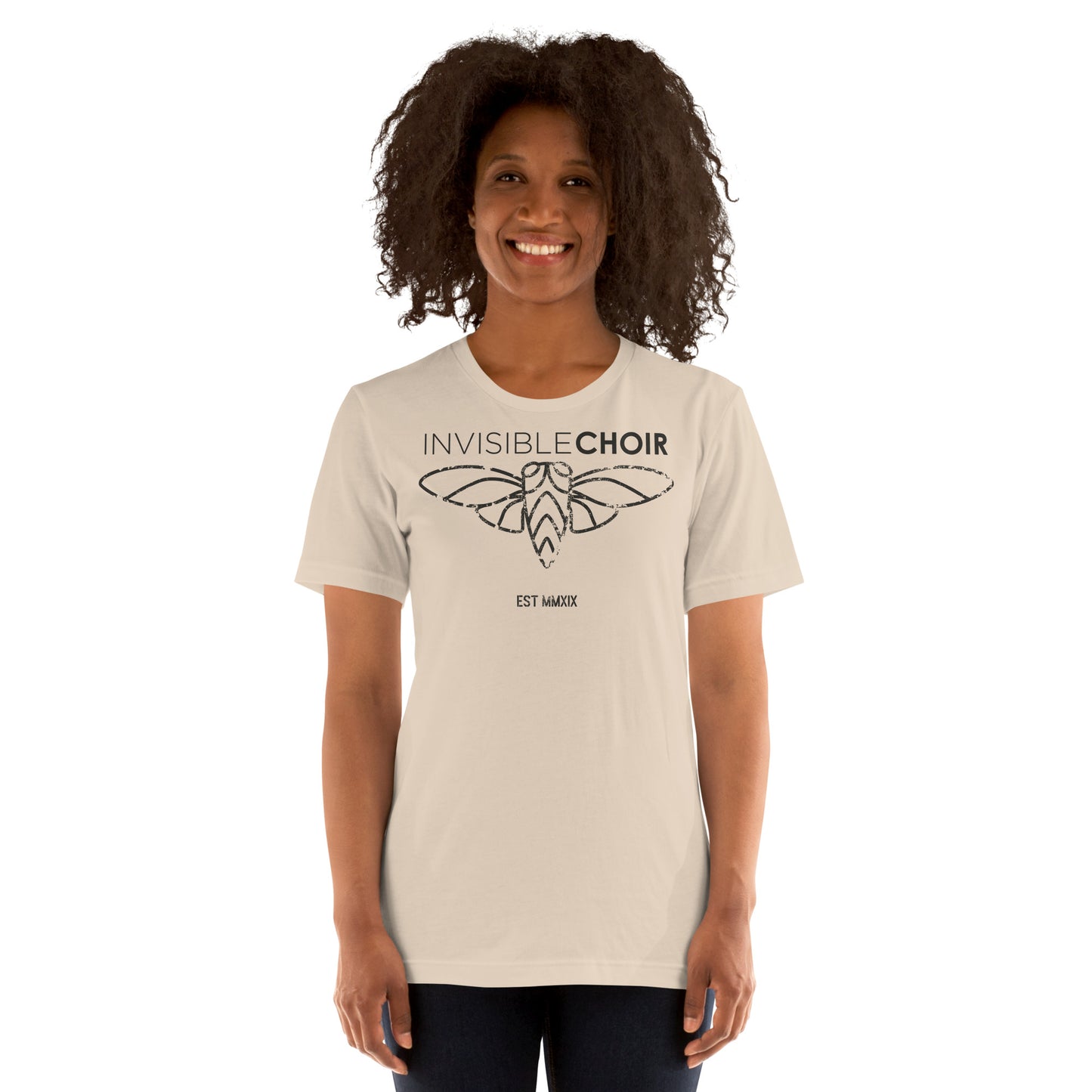 Invisible Choir™ (EST MMXIX) Dark Logo Unisex T-Shirt