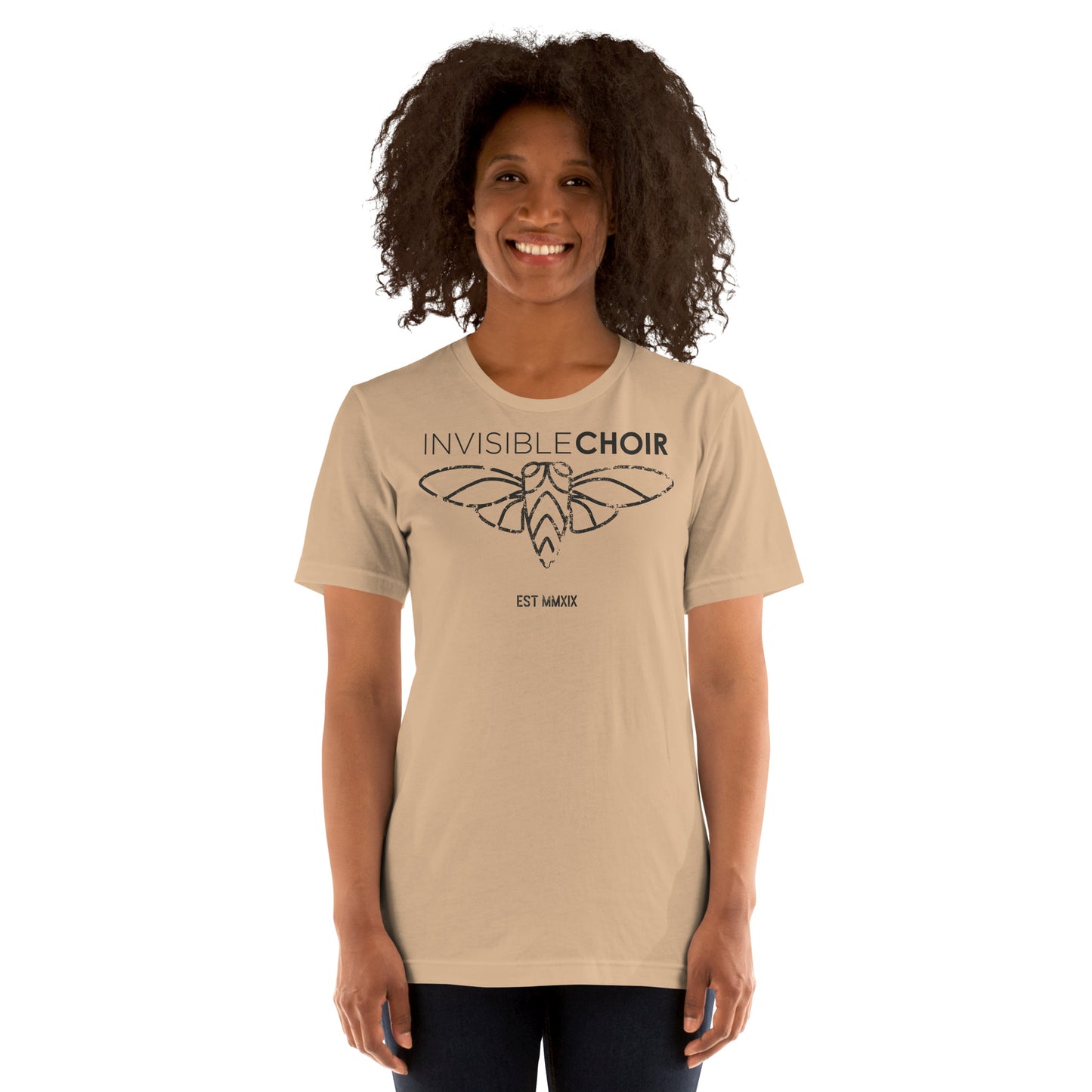 Invisible Choir™ (EST MMXIX) Dark Logo Unisex T-Shirt